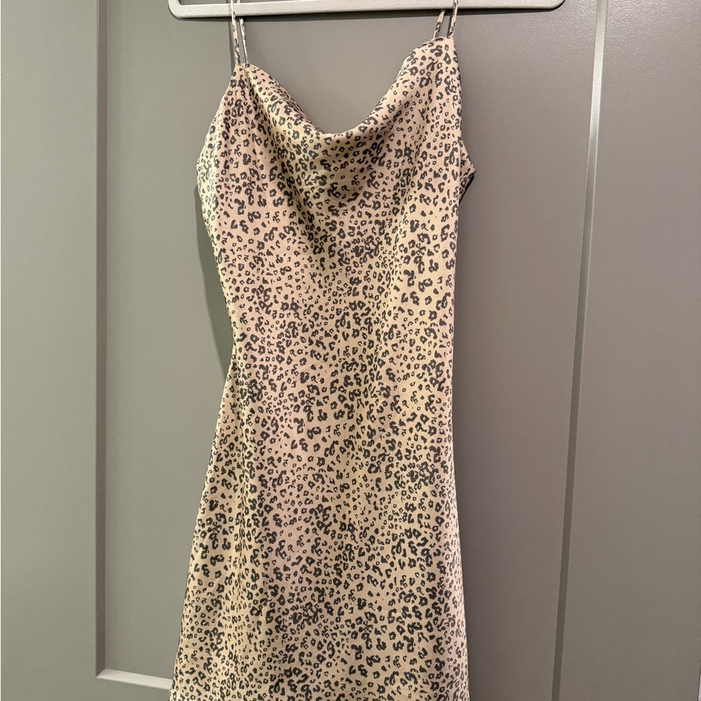 Abercrombie & Fitch Animal Print Mini Dress